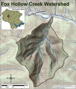 map of Fox Hollow Creek