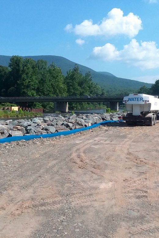 Photo of Bridge Construction Site